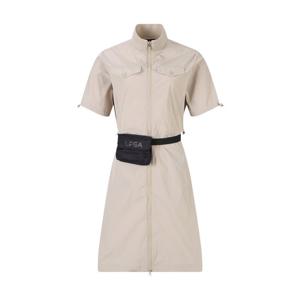 [LPGA]LPGA여성 풀집업 벨트백 우븐 원피스(L242WB711P)_SC