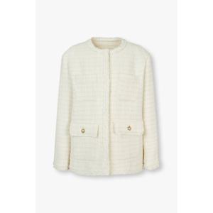 [지컷]프린지 트림 트위드 자켓 7254410103YDP