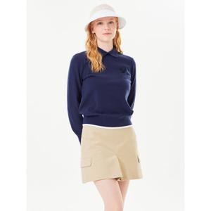 [볼빅어패럴] 여성 골프 뒷트임 포인트 카라스웨터 VLKTO902_NA