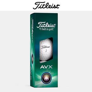 타이틀리스트 2024 AVX 화이트 골프볼 골프공 3피스 1줄 3개입