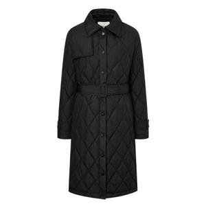 헤지스 골프 여성 24FW 블랙 여성 트렌치형 구스다운 점퍼 HWJU4D941BK