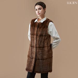 [루시앙]루시앙 노카라 코듀로이 밍크 조끼 CDRY31MH_1