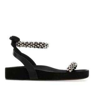 이자벨마랑 플랫샌들 SD0117FAB1B07S 01BK