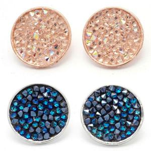 블링블링 눈꽃 서클 오스트리아정품스톤 귀걸이