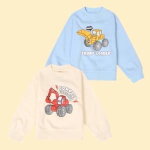 [코코리따]그래픽 융기모 스웨트티셔츠CEMA24TE2