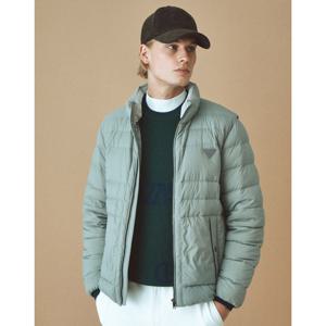 헤지스 골프 24FW 그레이 남성 구스다운 스윙 점퍼 HUJU4D712G1