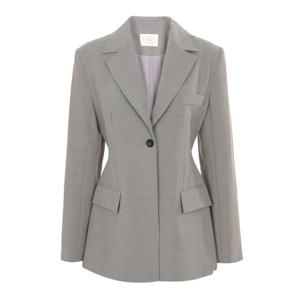 [에이비에프지]슬림핏 원버튼 롱 재킷 APY4QJA1J