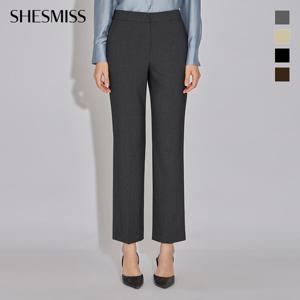 [쉬즈미스] 백 밴딩 슬림 팬츠_SWWSLO32100