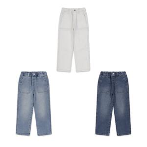 MKE3DP3211 탑텐키즈 공용 에코 테이퍼드 데님