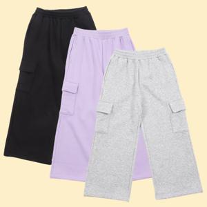 [로엠걸즈(아동)]융기모카고와이드팬츠바지RGTM23N1C