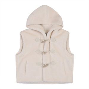 [코데즈컴바인] 토글단추 후드 퍼베스트 (CJD-FR503WA)