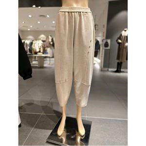 보니스팍스 (B1F45JSL260) 밑단 사선 절개 배기 팬츠