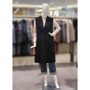 [트리아나] 소고 브이넥울캐시미어 혼방롱조끼TI4VA50