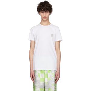 25 FW 베르사체 남성 화이트 메두사 티셔츠 세트 242653M213004