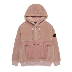 내셔널지오그래픽 N214UHD920 차퍼 우븐 믹스 뽀글이 후드  PINK