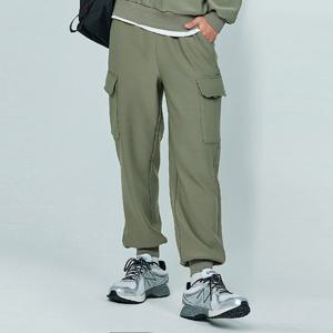 [소이] 남자 겨울이월 폴리벨로아본딩 카고조거바지(24W1204)