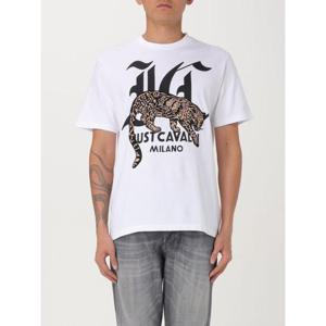 저스트까발리 반팔 티셔츠 77OAHA02CJ718 003 White