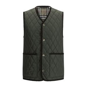 버버리 브이넥 스냅 버튼 조끼 8100839 C1748