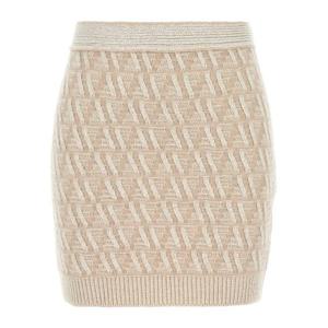 펜디 자수 실크 블렌드 미니 스커트 FZQ764ATPL F1R0Q F1R0P