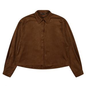 [코데즈컴바인] 스웨이드 크롭셔츠 (CJD-SH003WA)