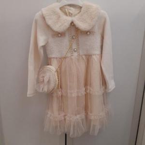 TALENTKIDS (쁘띠앙팡) HC24 PC디어엘르아이보리겨울원피스 PCX75GOP59