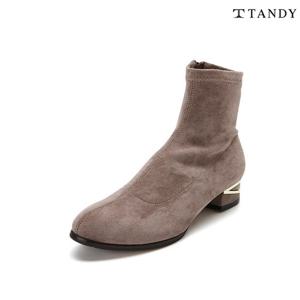 탠디  여성 삭스 앵클 부츠 (굽 3CM) 819723_W-714 베이지