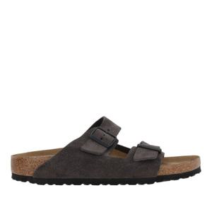 버켄스탁 다크 그레이 스웨이드 플랫 샌들 1028592 VELVETGREY