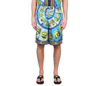 베르사체 마스크 실크 숏팬츠 1002476_1A068185G540