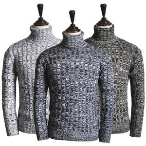 YKP1617 믹스꽈배기 남자 니트폴라