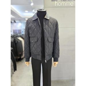 바쏘옴므 세이브존03 바쏘옴므 25 블랙 양가죽 카라배색 THINSULATE 경량 패딩 점퍼 WSAGZ5UA01ABKA