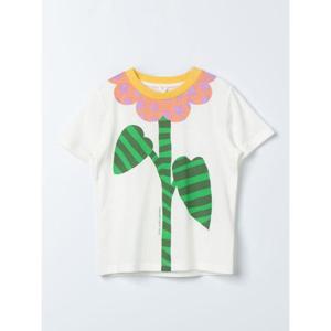 키즈 스텔라 맥카트니 티셔츠 TU8A31Z0434 101 Yellow Cream