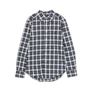 키즈 랄프 로렌 패턴 셔츠 323918249016 WHITE GREEN MULTI