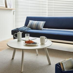 한샘 재크 700 라운드 좌식테이블 베이지