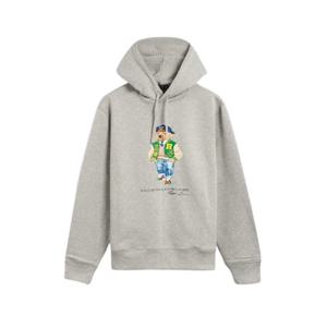 폴로랄프로렌 베어 후드티셔츠 그레이 남성 710953719001