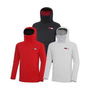 [와이드앵글] 남성 PF 웜업 방한 마스크형 후디티셔츠 M_WMW23203