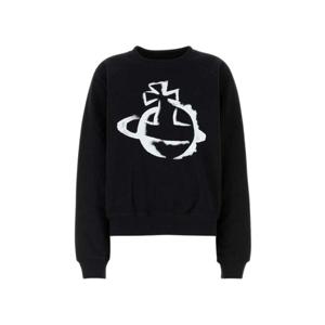 비비안웨스트우드 스텐실 맨투맨 블랙 공용 3I01000Z J006O N401