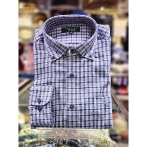 [카운테스마라] CDCV4C2333B0 기모 버튼다운 체크일반핏 긴소매셔츠