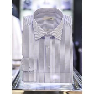 [듀퐁] 남성 슬림핏 스트라이프 긴팔 남방 와이셔츠 (SE4SM21LS370SBU)