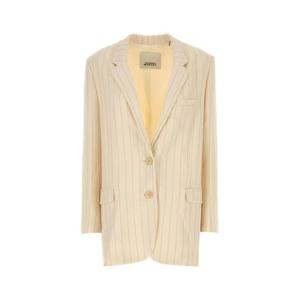 이자벨마랑 자켓 VE0367FAB3F01I ECBY ECRUBURGUNDY