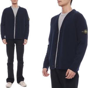 [스톤아일랜드] 24FW 남성 와펜 패치 울 가디건 (8115523B4 V0020 24F)