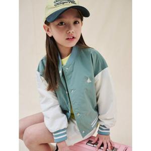 [빈폴키즈] 여아 바서티 점퍼 그린 (BI5239G02M)