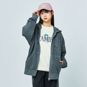 [소이]남자 가을이월 피그먼트후드집업점퍼(25S1103)