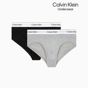 [캘빈클라인언더웨어]남성 아이콘 코튼 스트레치 2PK 힙브리프 NB4387-UJH