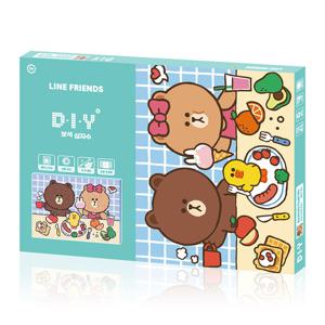 DIY 보석십자수 라인프렌즈 해피 디저트 46x33.5 BS46-401