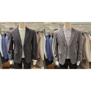 봄,여름,가을 다크그레이,그레이 캐주얼 스판 자켓 RRBIBJ9293GRDL