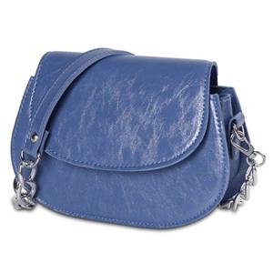 데일리 대학생 핸드백 라운드 크로스백 블루 가방