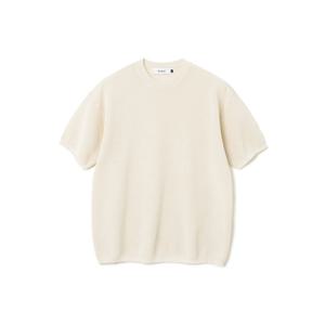 [니티드]남여공용 쿨에버 라운드 반팔 니트티(아이보리)K24SSUK02IV