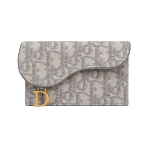 디올 SADDLE 플랩 컴팩트 카드 지갑 S5692CTZQ_M932