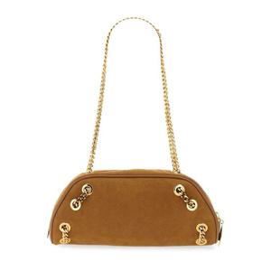 스텔라매카트니 커브드 쉐이프 스웨이드 숄더 백 7B0145 WP0543