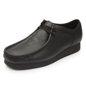 CLAOXC3626MF1 클락스 남성 왈라비 Wallabee EVO 블랙 레더 슈즈